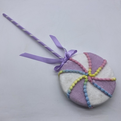 rainbow lollipop 19*2*53cm frosty lilac