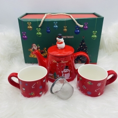 set �������� �� 2 ������ snowman red