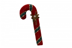 CLASSIC CANDY CANE 19*5*41cm RED/GREEN