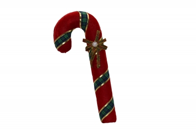 CLASSIC CANDY CANE 19*5*41cm RED/GREEN