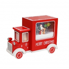 snow car santa �����/�������/�������30*15.5*22cm red/white
