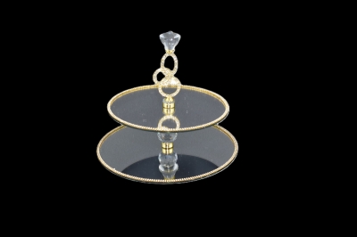 ΔΙΣΚΟΣ 2 ΕΠΙΠΕΔΑ ΓΥΑΛΙΝΟΣ ΜΕ ΔΙΑΜΑΝΤΙ 30/25CM