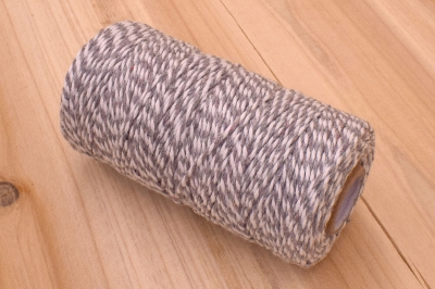 ΚΟΡΔΟΝΙ ΔΙΧΡΩΜΟΣ ΣΠΑΓΓΟΣ 100M ΛΕΥΚΟ-ΓΚΡΙ