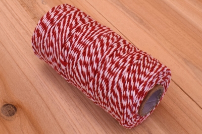 ΚΟΡΔΟΝΙ ΔΙΧΡΩΜΟΣ ΣΠΑΓΓΟΣ 100M ΛΕΥΚΟ-ΚΟΚΚΙΝΟ