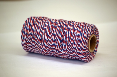 ΚΟΡΔΟΝΙ ΤΡΙΧΡΩΜΟΣ ΣΠΑΓΓΟΣ 100M ΛΕΥΚΟ-ΚΟΚΚΙΝΟ-ΜΠΛΕ