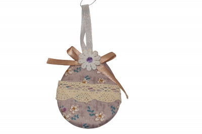 ΣΤΟΛΙΔΙ ΚΡΕΜΑΣΤΟ ΑΒΓΟ FLORAL ΜΑΡΓΑΡΙΤΑ 9X7CM LILAC