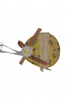 ������� �������� ���� FLORAL ��������� 9X7CM YELLOW