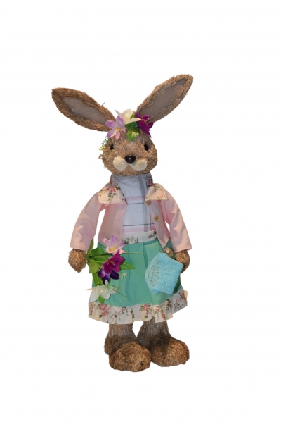 GRASS RABBIT ΑΠΟΧΗ/ΛΟΥΛΟΥΔΙΑ 75cm GIRL
