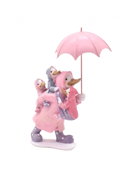 ΔΙΑΚΟΣΜΗΤΙΚΟ POLYRESIN 4 ΠΑΠΑΚΙΑ/ΟΜΠΡΕΛΑ 10*7*21CM