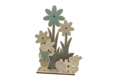 ΛΑΓΟΥΔΑΚΙ ΣΕ ΚΗΠΟ ΜΠΛΕ ΞΥΛΙΝΟ ΚΟΠΤΙΚΟ 12*4*22CM(3MM)