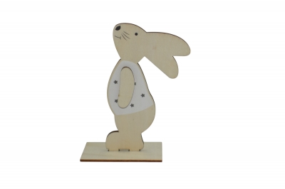 ΛΑΓΟΥΔΑΚΙ-ΚΑΡΟΤΟ ΜΠΛΕ ΞΥΛΙΝΟ ΚΟΠΤΙΚΟ 9*4*19CM(3MM)