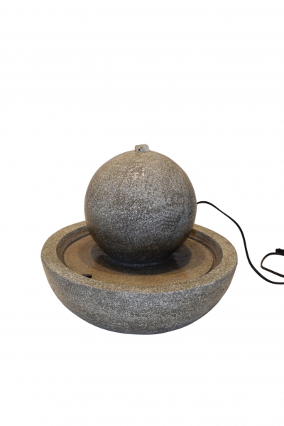 ΣΥΝΤΡΙΒΑΝΙ ΣΦΑΙΡΑ 30.5*30.5*25CM ΓΚΡΙΖΟ