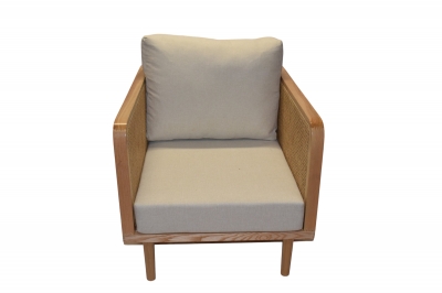 ΠΟΛΥΘΡΟΝΑ 70*63*85CM ASH WOOD/ΦΥΣΙΚΟ RATTAN ΙΝΔΟΝΗΣΙΑΣ