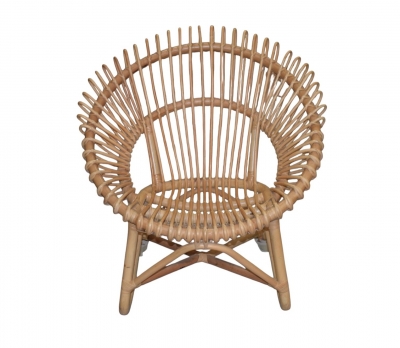 CANE CHAIR 60*60*95CM ΦΥΣΙΚΟ RATTAN ΙΝΔΟΝΗΣΙΑΣ
