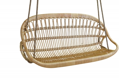 ΚΡΕΜΑΣΤΗ ΚΑΡΕΚΛΑ BASKET 142*69*61CM ΦΥΣΙΚΟ RATTAN ΙΝΔΟΝΗΣΙΑΣ