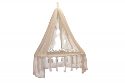 ΑΙΩΡΑ ΜΕ ΚΟΥΝΟΥΠΙΕΡΑ 110X110X150cm CREAM(cap.100KG)