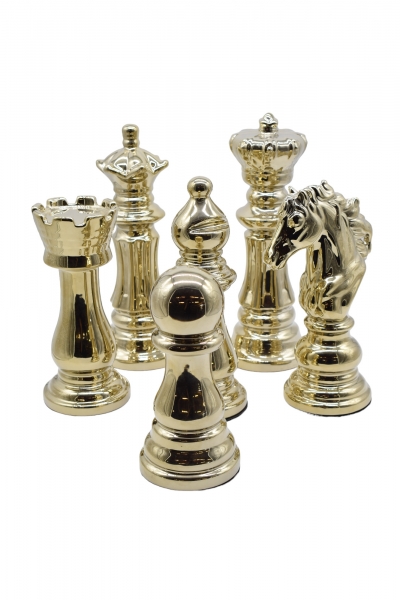 ΣΚΑΚΙ S/6 D.10CM,H.20-28CM GOLD