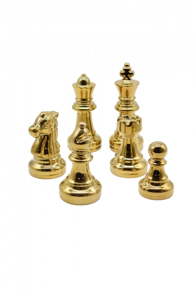 ΣΚΑΚΙ S/6 D.7CM,H.10-18CM GOLD