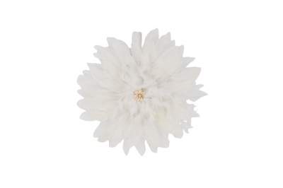 ΔΙΑΚΟΣΜΗΤΙΚΟ ΤΟΙΧΟΥ FEATHER FLOWER 45CM WHITE