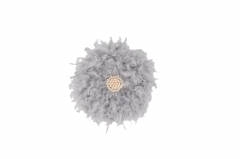 ������������ ������ FEATHER FLOWER 40CM GRAY