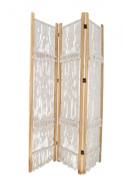 ΠΑΡΑΒΑΝ 3 ΦΥΛΛΑ ΞΥΛΟ/ΜΑΚΡΑΜΕ 40*170CM NATURAL