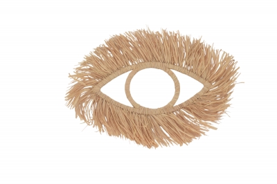 ΚΑΘΡΕΦΤΗΣ MOROCCAN STRAW ΜΑΤΙ 40CM