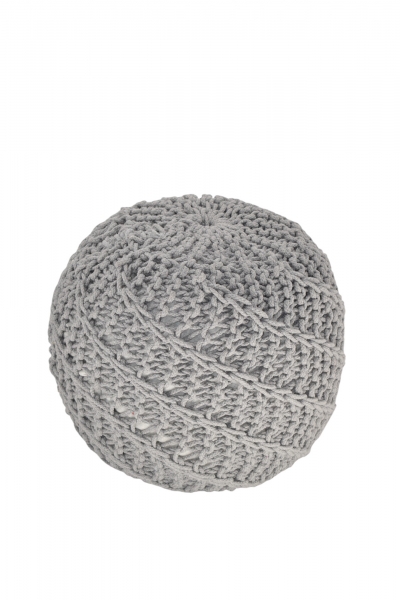 ΠΟΥΦ ΠΛΕΚΤΟ 45*30CM GREY/BLUE