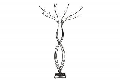 ΜΕΤΑΛΛΙΚΗ ΒΑΣΗ/ΚΟΡΜΟΣ ΔΕΝΤΡΟΥ ΔΙΠΛΗ  280CM BLACK