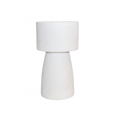 ΚΑΣΠΩ FLOWERPOT 30*55CM GEO WHITE