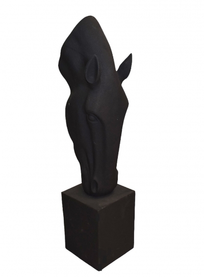 PLANTER ΚΕΦΑΛΙ ΑΛΟΓΟΥ 40*138CM BLACK