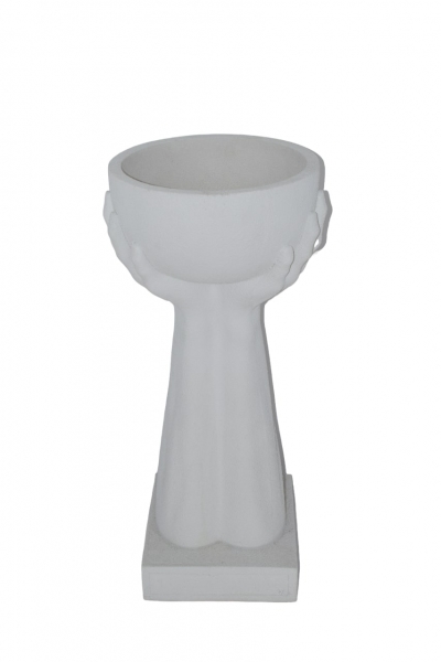 ΚΑΣΠΩ PLANTER 45*100CM ΧΕΡΙΑ WHITE