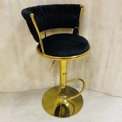 ΣΚΑΜΠΩ ΠΕΡΙΣΤΡΕΦΟΜΕΝΟ ΜΕ ΠΛΑΤΗ VELVET 49.5*39*99CM BLACK