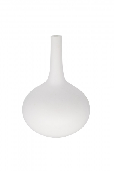 ΒΑΖΟ ΚΥΚΛΑΔΙΚΟ 35*50CM PLAIN WHITE(ΣΤΟΜΙΟ 5.2CM)