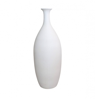 ΒΑΖΟ ΚΥΚΛΑΔΙΚΟ 43*120CM PLAIN WHITE