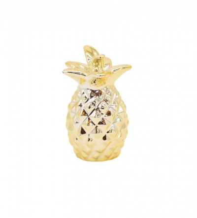 ΚΕΡΑΜΙΚΟΣ ΑΝΑΝΑΣ 4*4*9CM ΧΡΥΣΟΣ