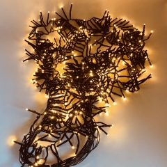 firecracker curtain x 10 3m*(0.30/0.50/0.70) 500led  black 8 functions classic warm ip44