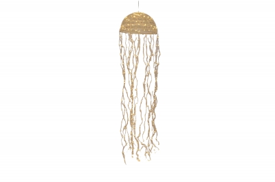 jellyfish big microled d.50cm h.170cm 400led silver steady warm white ip44