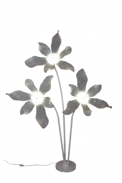 SET/3 ���������� ��������� 6 PETAL FLOWER WHITE