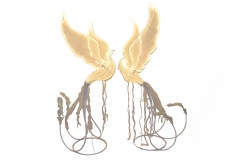 S/2 ���������� GLOWING PHOENIX BIRDS 220/230CM WARM WHITE