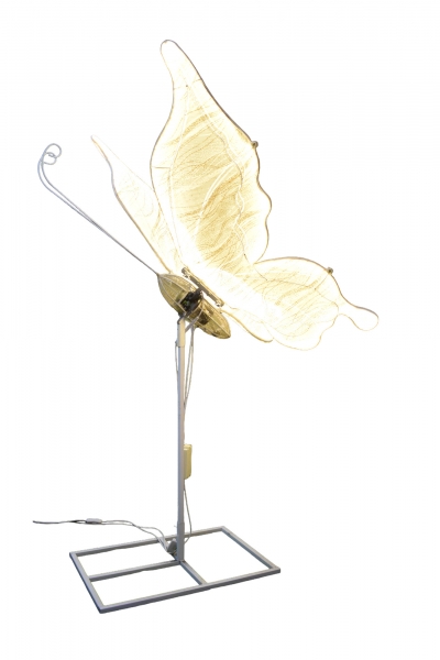 ΦΩΤΙΖΟΜΕΝΗ/ΚΙΝΟΥΜΕΝΗ ΠΕΤΑΛΟΥΔΑ ΣΕ ΒΑΣΗ 103*143CM  WARM WHITE