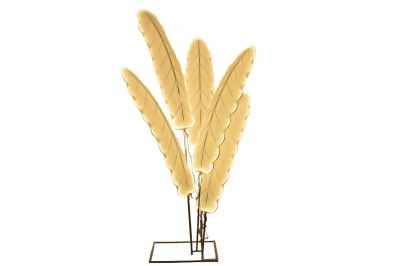 SET/5 ΦΩΤΙΖΟΜΕΝΑ ΦΥΛΛΑ ΜΠΑΝΑΝΙΑΣ WARM WHITE 250cm