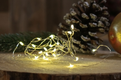 ΦΩΤΑΚΙΑ LED ΜΠΑΤΑΡΙΑΣ 2mX20L ΑΣΗΜΕΝΙΑ