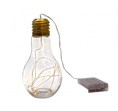 φωτακια led μπαταριας γυαλινη λαμπα 20l