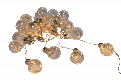 φωτακια led μετασχ. γιρλαντα πλαστικες λαμπες 5m*20λαμπεσ*200led