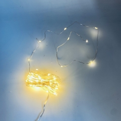 microled string 10m 100led copper steady warm white ip20 3aa