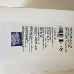 firecracker lights 3m 450led silver 8 functions blue/white ip44