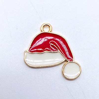 ΜΕΤΑΛΛΙΚΟ ΣΚΟΥΦΙ ΑΪ ΒΑΣΙΛΗ 16*19mm ΚΟΚΚΙΝΟ/ΛΕΥΚΟ 10 ΤΕΜΑΧΙΑ