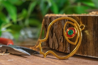 ΜΕΤΑΛΛΙΚΟ ΡΟΔΙ ΧΡΥΣΟ 45mm ΜΑΤΙ ΣΜΑΛΤΟ 1τεμ