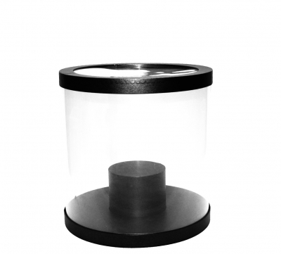 FLOWER BOX GIANT ΚΥΛΙΝΔΡΙΚΟ 46*46cm BLACK