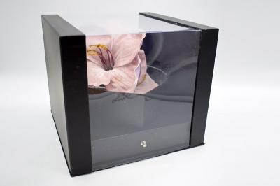 FLOWER BOX ΤΕΤΡΑΓΩΝΟ/ΚΑΡΔΙΑ 24.2x24.2x21cm BLACK